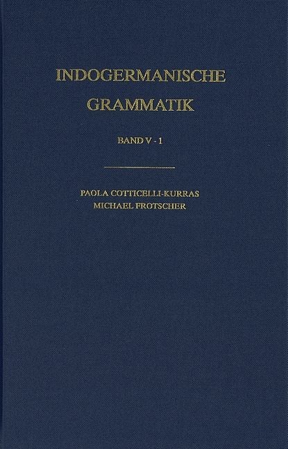 Produktbild: Indogermanische Grammatik / Band V: Syntax / Teilband 1: Syntax des Partizips