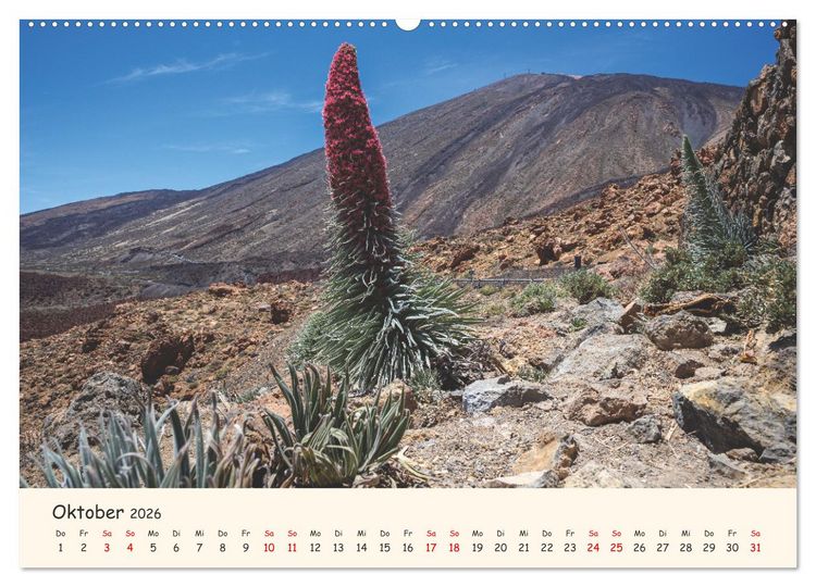 Produktbild: Teneriffa in Bildern (hochwertiger Premium Wandkalender 2026 DIN A2 quer), Kunstdruck in Hochglanz