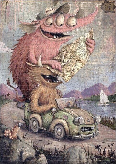 Heye - Road Trippin, 2000 Teile kaufen - Spielwaren | Thalia