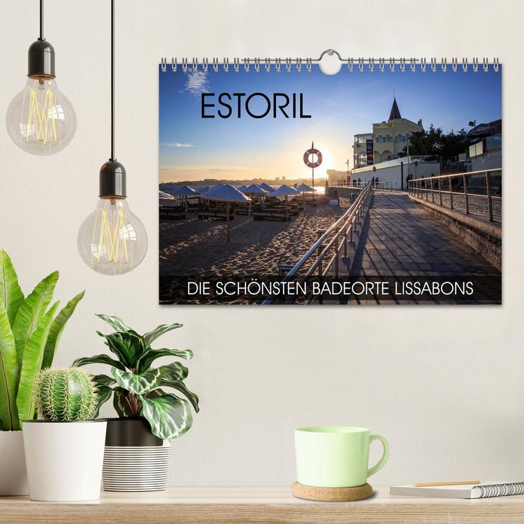Produktbild: ESTORIL - die sch&ouml;nsten Badeorte Lissabons (Wandkalender 2026 DIN A4 quer), CALVENDO Monatskalender