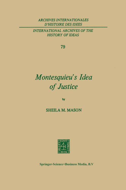 Produktbild: Montesquieu&rsquo;s Idea of Justice