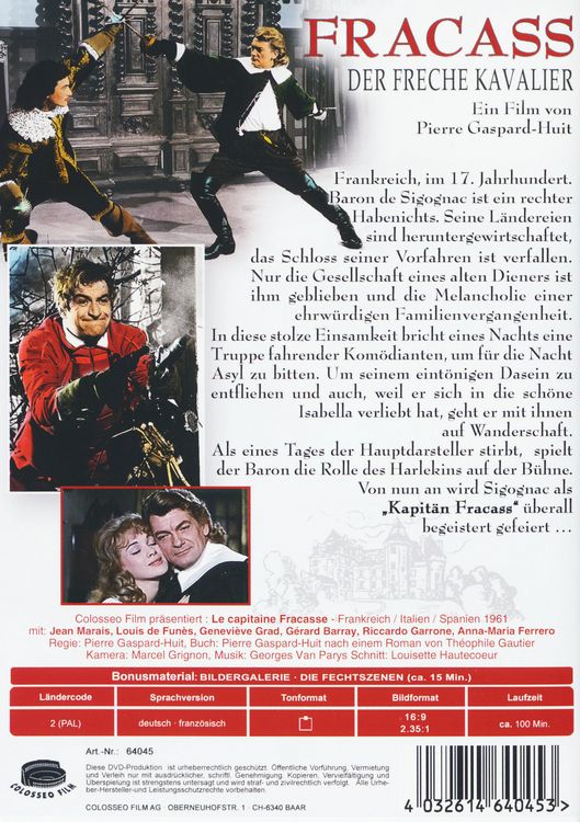 Produktbild: Fracass - Der freche Kavalier - Uncut