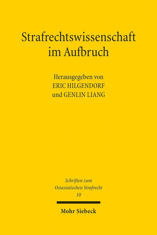 Produktbild: Strafrechtswissenschaft im Aufbruch