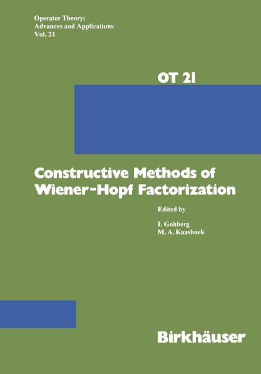 Produktbild: Constructive Methods of Wiener-Hopf Factorization