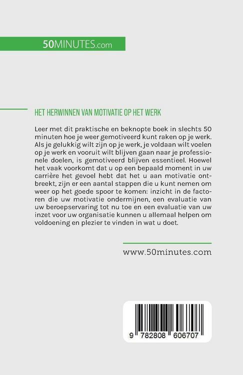 Produktbild: Het herwinnen van motivatie op het werk