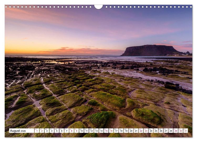 Produktbild: Tasmania Rainforest, waterfalls and rocky shores (Wall Calendar 2026 DIN A3 landscape), CALVENDO 12 Month Wall Calendar