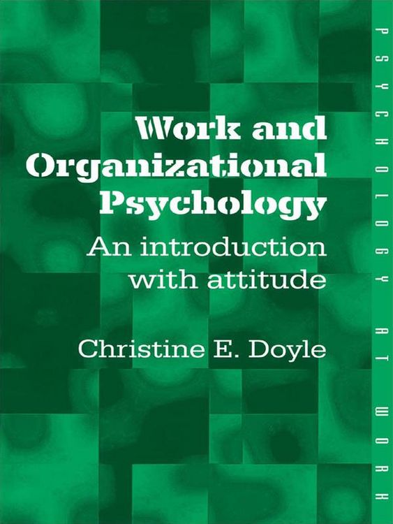 Produktbild: Work and Organizational Psychology