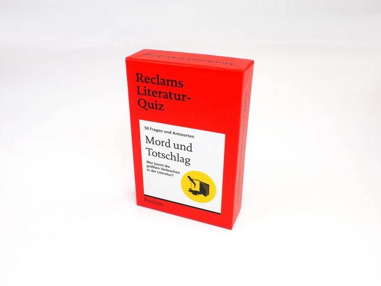 Produktbild: Mord und Totschlag. Wer kennt die gr&ouml;&szlig;ten Verbrechen in der Literatur? 50 Fragen und Antworten f&uuml;r B&uuml;chermenschen
