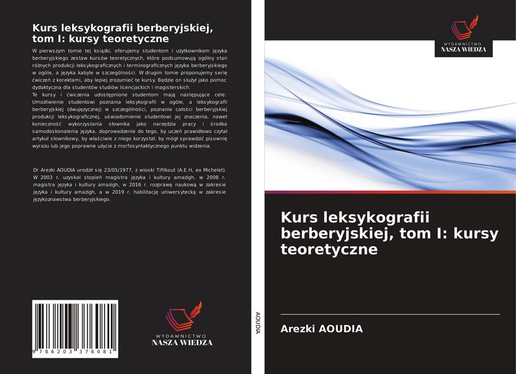 Produktbild: Kurs leksykografii berberyjskiej, tom I: kursy teoretyczne
