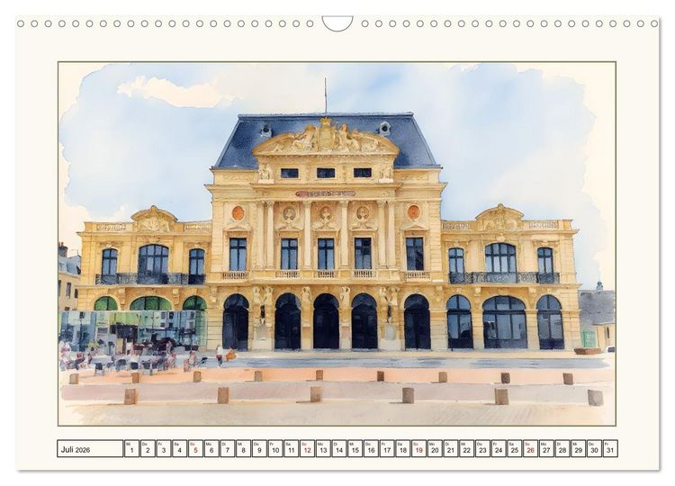 Produktbild: Reise durch die Normandie (Wandkalender 2026 DIN A3 quer), CALVENDO Monatskalender