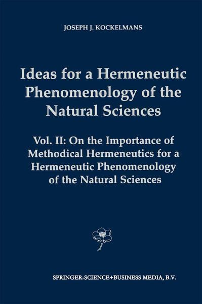 Produktbild: Ideas for a Hermeneutic Phenomenology of the Natural Sciences