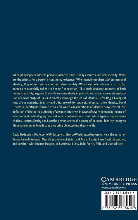 Produktbild: Human Identity and Bioethics
