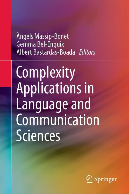 Produktbild: Complexity Applications in Language and Communication Sciences