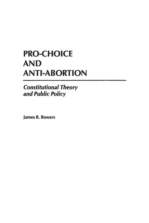 Produktbild: Pro-Choice and Anti-Abortion