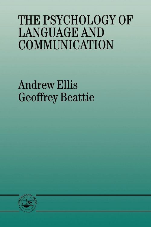Produktbild: The Psychology of Language And Communication