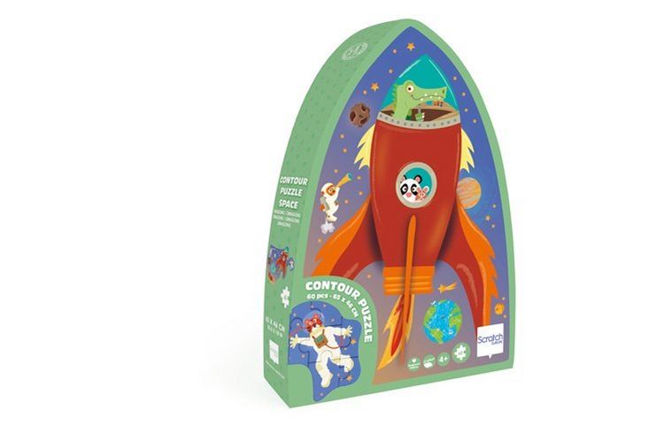Produktbild: Shape Puzzle Weltall 60 Teile