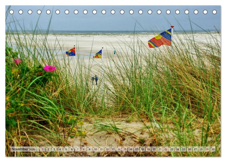 Produktbild: Typisch Amrum! (Tischkalender 2026 DIN A5 quer), CALVENDO Monatskalender