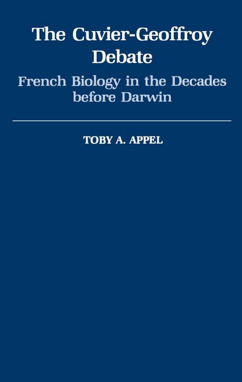 Produktbild: The Cuvier-Geoffrey Debate