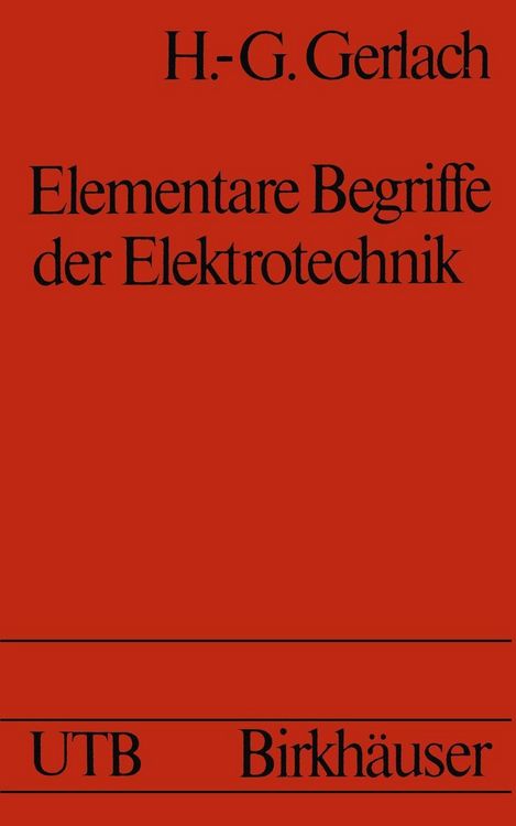 Produktbild: Elementare Begriffe der Elektrotechnik
