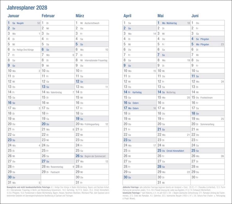 Produktbild: Wochen-Taschenkalender, schwarz 2027