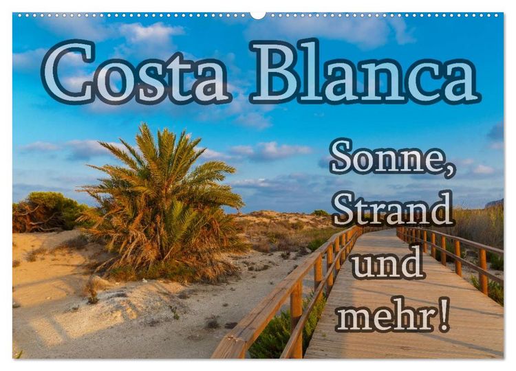 Produktbild: Costa Blanca - Sonne, Strand und mehr (Wandkalender 2026 DIN A2 quer), CALVENDO Monatskalender