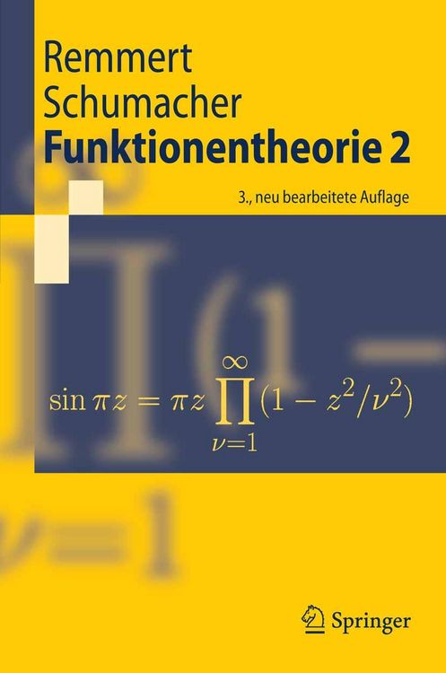 Produktbild: Funktionentheorie 2
