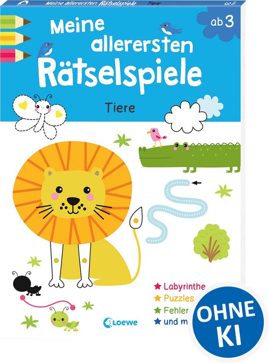 Produktbild: Meine allerersten R&auml;tselspiele - Tiere