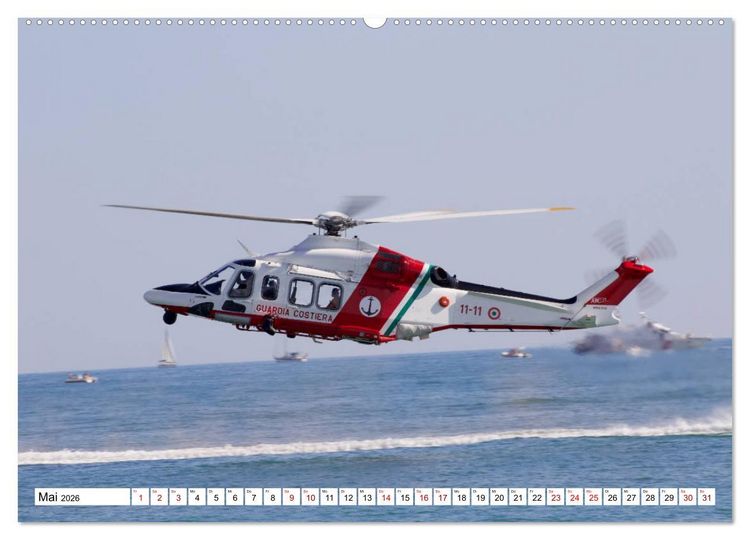 Produktbild: Hubschrauber in Action (Wandkalender 2026 DIN A2 quer), CALVENDO Monatskalender