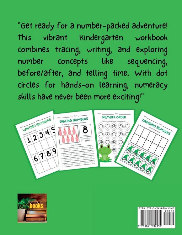 Produktbild: Kindergarten Numbers Workbook
