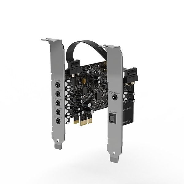 Produktbild: CREATIVE Sound Blaster Audigy FX V2 Hi-Res 5.1 PCIe Soundkarte