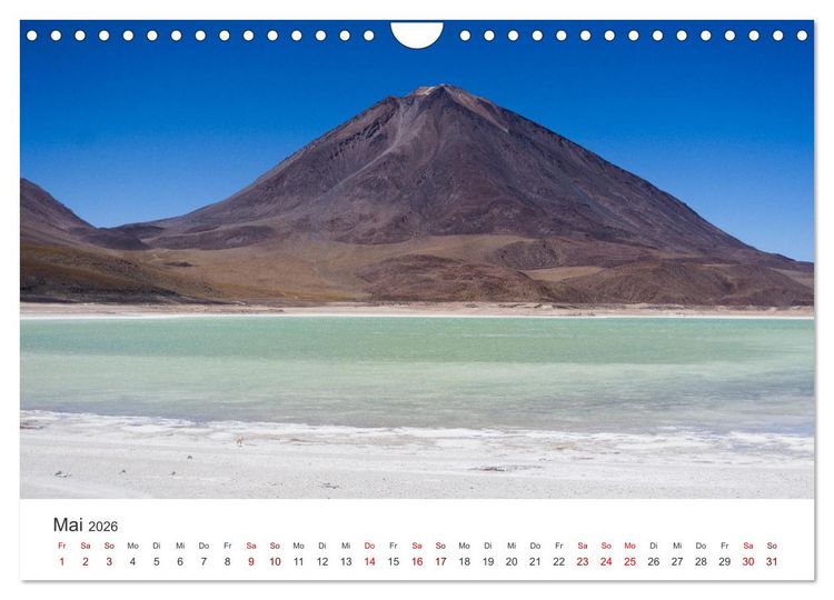 Produktbild: Vulkane - Die atemberaubendsten Motive der Feuerspucker. (Wandkalender 2026 DIN A4 quer), CALVENDO Monatskalender