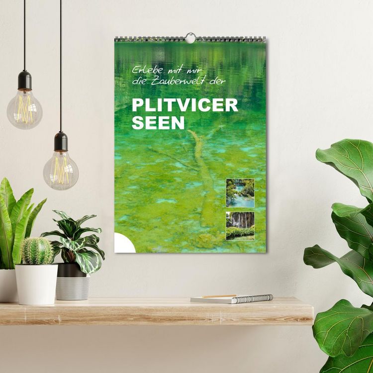 Produktbild: Erlebe mit mir die Zauberwelt der Plitvicer Seen (Wandkalender 2026 DIN A3 hoch), CALVENDO Monatskalender