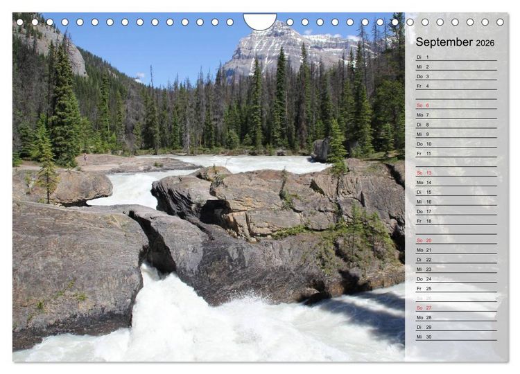 Produktbild: Rocky Mountains 2026 (Wandkalender 2026 DIN A4 quer), CALVENDO Monatskalender