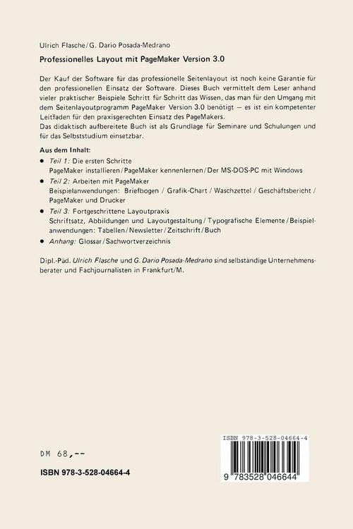 Produktbild: Professionelles Layout mit PageMaker