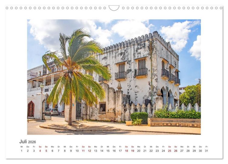 Produktbild: Stone Town - Impressionen (Wandkalender 2026 DIN A3 quer), CALVENDO Monatskalender