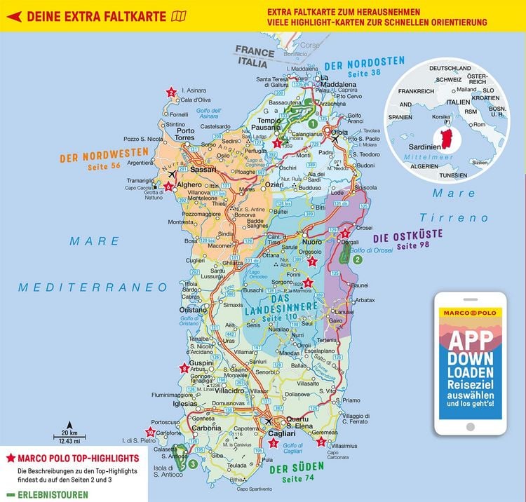 Produktbild: MARCO POLO Reisef&uuml;hrer Sardinien