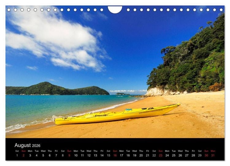 Produktbild: New Zealand (Wall Calendar 2026 DIN A4 landscape), CALVENDO 12 Month Wall Calendar