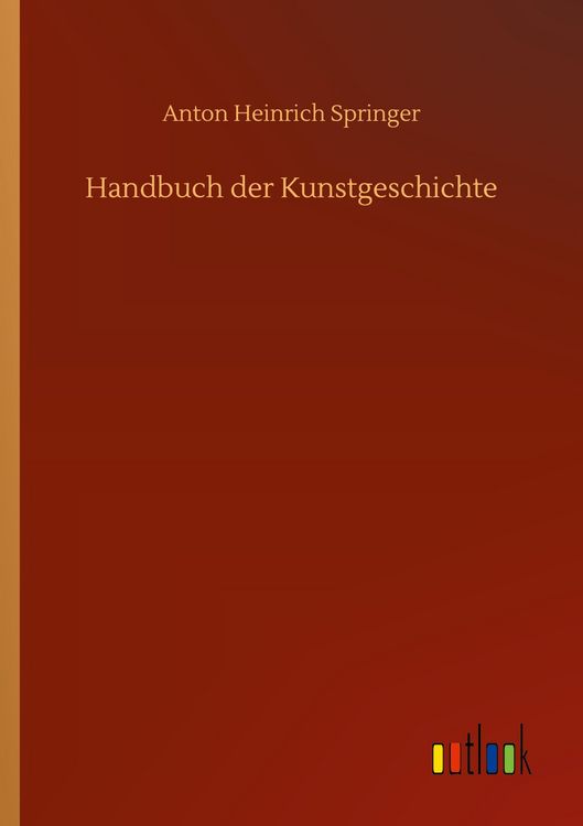 Produktbild: Handbuch der Kunstgeschichte