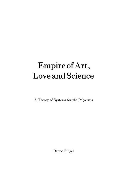 Produktbild: Empire of Art, Love and Science - A Theory of Systems