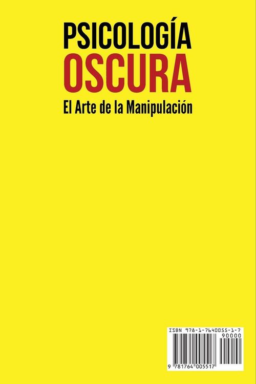 Produktbild: Psicolog&iacute;a OscuraEl Arte de la Manipulaci&oacute;n