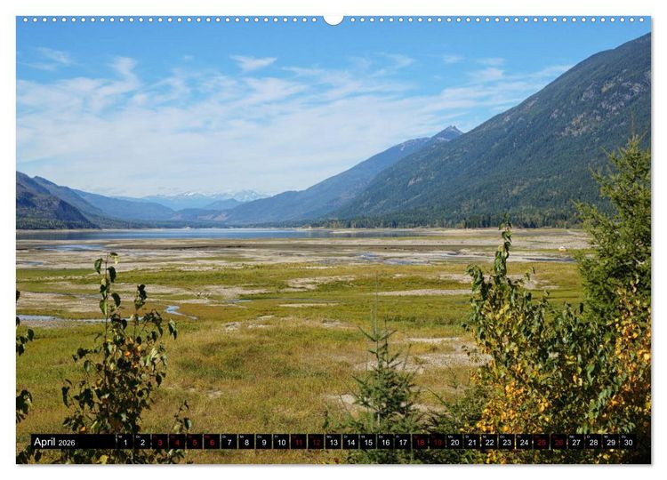 Produktbild: Kanadas British Columbia - Herbstzeit (Wandkalender 2026 DIN A2 quer), CALVENDO Monatskalender
