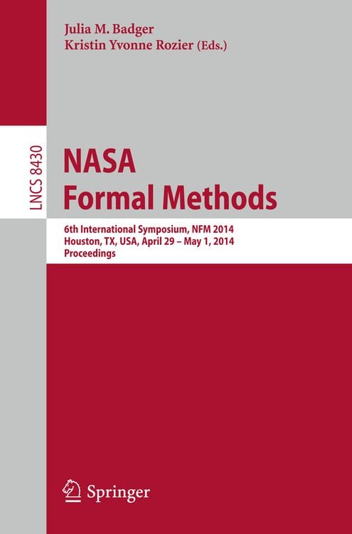 Produktbild: NASA Formal Methods