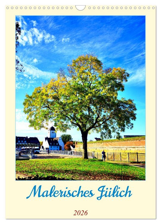 Produktbild: Malerisches J&uuml;lich (Wandkalender 2026 DIN A3 hoch), CALVENDO Monatskalender