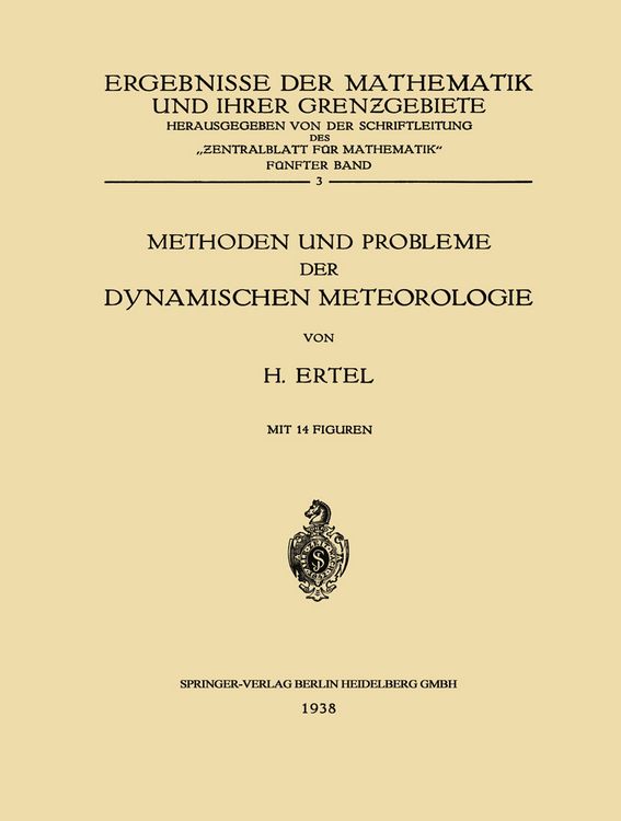 Produktbild: Methoden und Probleme der Dynamischen Meteorologie