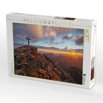 Produktbild: CALVENDO Puzzle Sonnenaufgang in den Hohen Tauern | 1000 Teile Lege-Gr&ouml;&szlig;e 64x48cm Foto-Puzzle f&uuml;r gl&uuml;ckliche Stunden