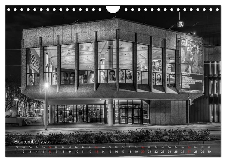 Produktbild: Heilbronn bei Nacht (Wandkalender 2026 DIN A4 quer), CALVENDO Monatskalender