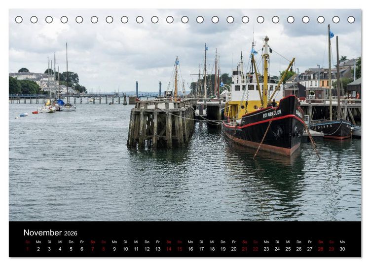Produktbild: Sehnsucht Bretagne (Tischkalender 2026 DIN A5 quer), CALVENDO Monatskalender