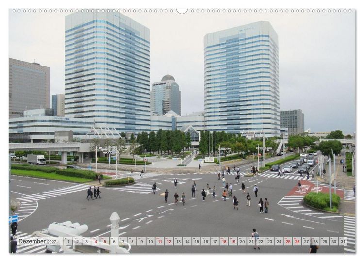 Produktbild: St&auml;dte in Japan (Wandkalender 2027 DIN A2 quer), CALVENDO Monatskalender