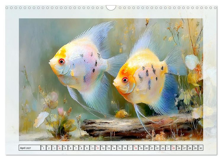 Produktbild: Aquariumfische. Farbenpracht im S&uuml;&szlig;wasserbecken (Wandkalender 2027 DIN A3 quer), CALVENDO Monatskalender