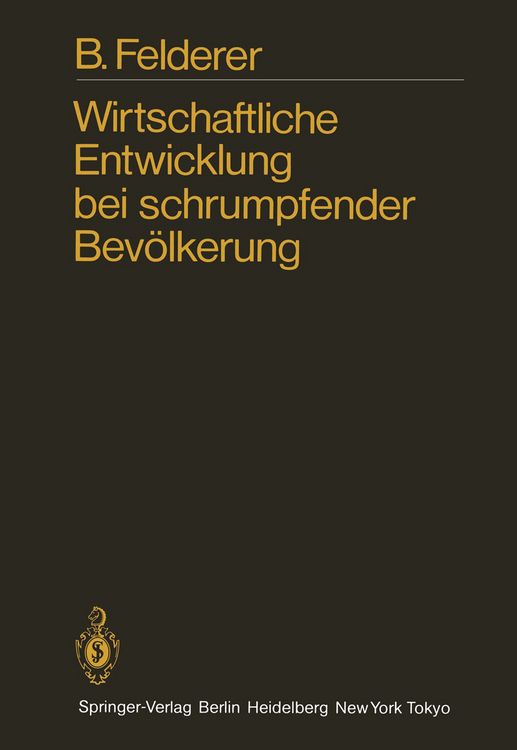 Produktbild: Wirtschaftliche Entwicklung bei schrumpfender Bev&ouml;lkerung
